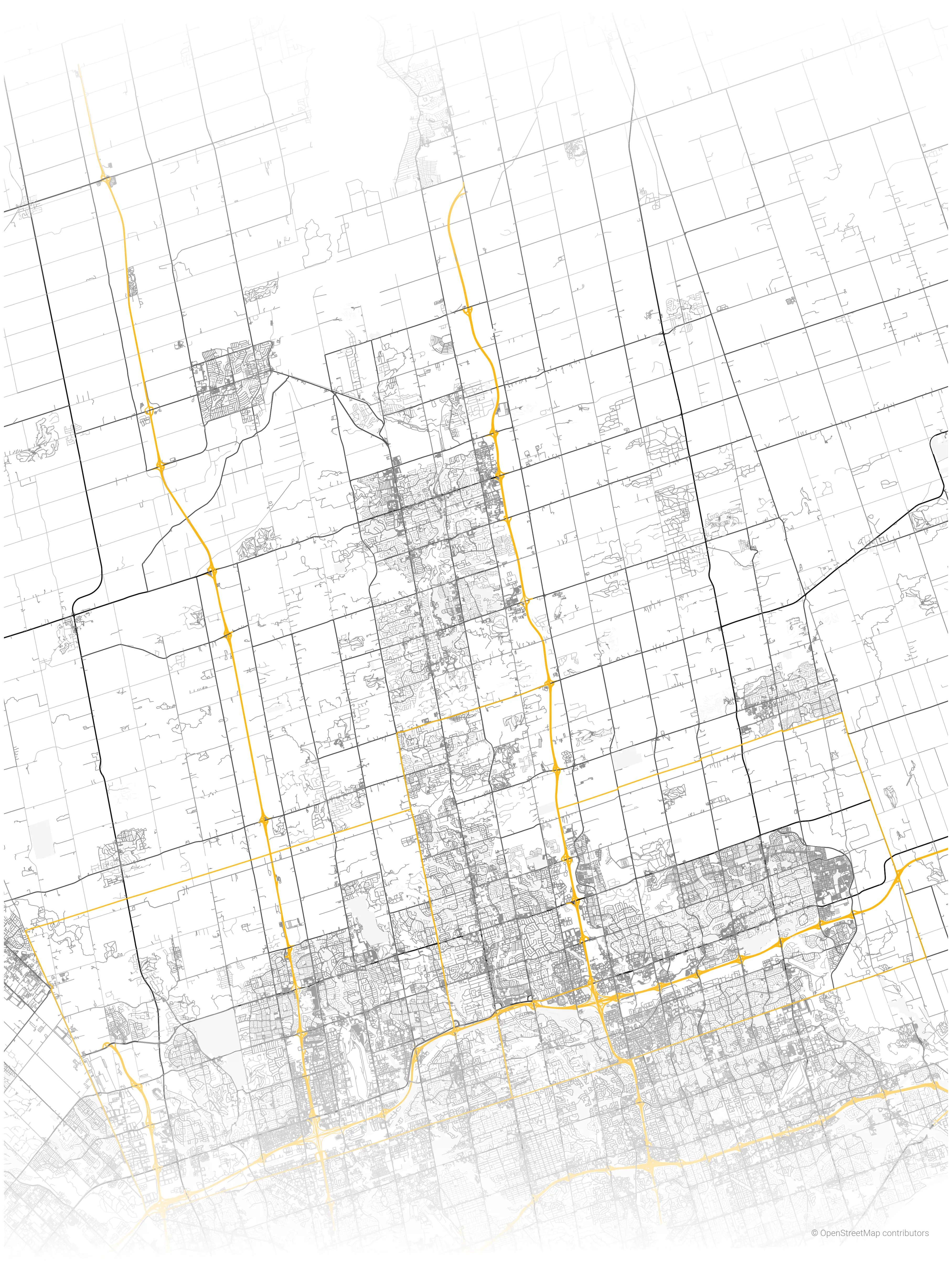 York Region Map Light